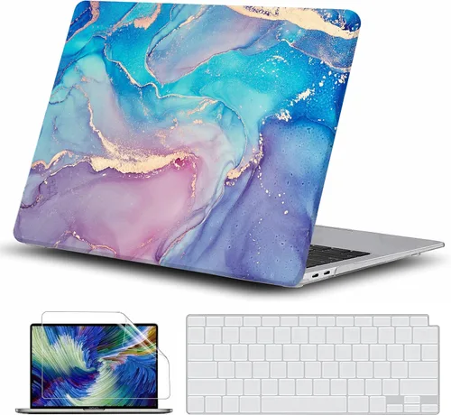 Miniatura 15 de GVTECH Funda para MacBook Air de 13 pulgadas (2010-2017) A1369 A1466 carcasa rígida de plástico, carcasa negra