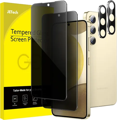 Miniatura 11 de JETech Protector de Pantalla de Privacidad para Samsung Galaxy S23 5G 6.1 Pulgadas con Protector de Lente de Cámara, Película de Vidrio Templado