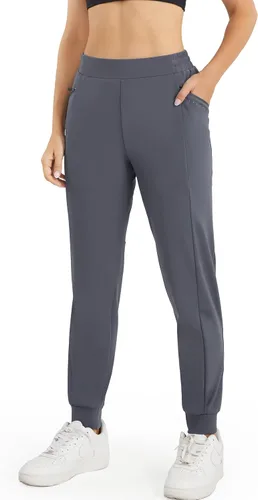 Miniatura 2 de PERSIT Pantalones deportivos con forro polar para mujer, resistentes al agua, con bolsillos