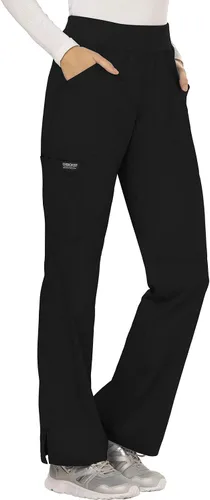Miniatura 4 de Workwear Revolution WW110 - Pantalones de uniforme médico tipo cargo para mujer, elásticos, suaves