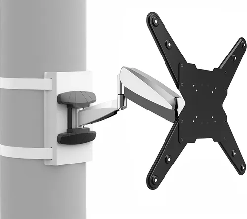 Miniatura 11 de VIVO Montura de pared para TV contrabalanceada de 26 a 55 pulgadas, brazo articulado neumático de resorte ajustable en altura, Max 400x400mm VESA