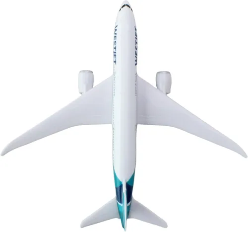 Miniatura 6 de Avión de juguete Daron – WestJet Airlines – Avión de juguete modelo de metal fundido a presión con piezas de plástico para niños de 3 años