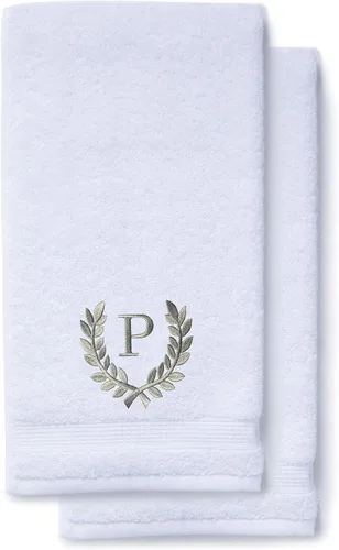 Miniatura 103 de Toallas de mano decorativas y con monograma para baño, cocina, maquillaje Regalo personalizado para boda-nupcial Toalla turca de lujo