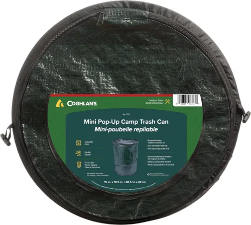 Miniatura 4 de Coghlan's - Bote de basura para campamento desplegable, pequeño Verde