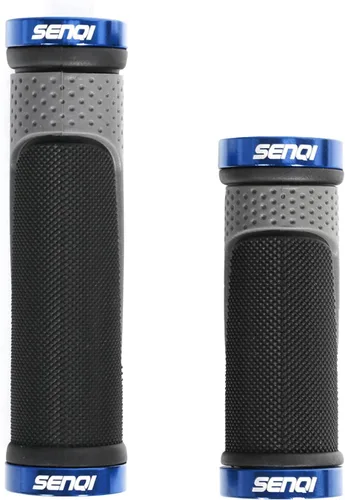 Puños de bicicleta ligeros de 5.118 in y 3.543 in, manillar de 0.874 in, antideslizantes, adecuados para bicicletas de montaña y BMX de múltiples