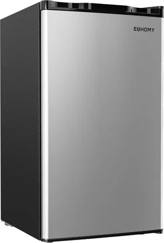 Miniatura 10 de EUHOMY Mini Refrigerador de 3.2 Pies Cúbicos con Congelador, Refrigerador Compacto de Una Sola Puerta, Termostato Ajustable, Mini Refrigerador