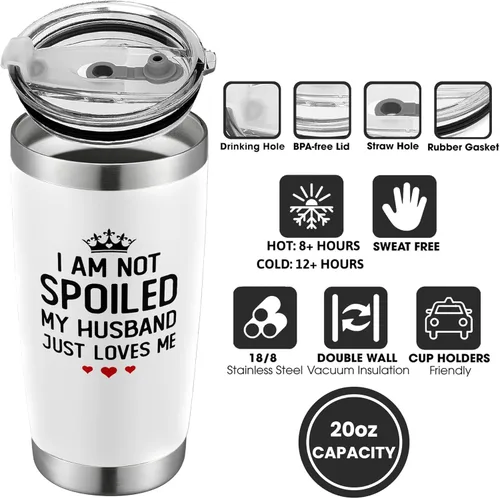 Miniatura 5 de KatAndNat Regalos para Esposa - Regalos de Esposa del Esposo - Aniversario de Boda para Mujeres, San Valentín, Ideas de Regalo de Cumpleaños, Día