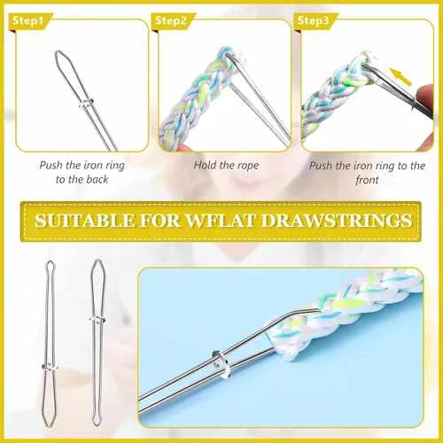 Miniatura 5 de Juego de 26 enhebradores de agujas para máquina de coser a mano, 6 calabazas, 6 pulgares y 6 enhebradores de agujas de pescado, 2 destripadores
