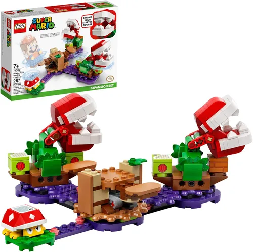 LEGO Super Mario Piranha Plant Puzzling Challenge Expansion Set 71382 Kit de construcción; juguete único para niños creativos, nuevo 2021 (267