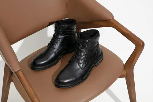 Miniatura 5 de Jousen Mens Casual Boots Chukka Leather Boots for Men's Dress Boots