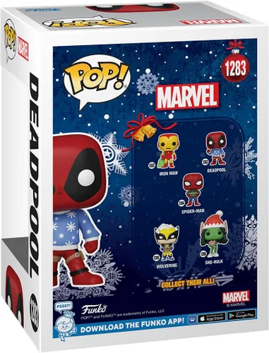Miniatura 3 de Funko Pop! Marvel: Holiday - Deadpool - (SWTR) - Marvel Comics - Figura de vinilo coleccionable - Idea de regalo - Productos oficiales - para niños
