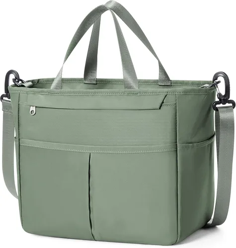 Miniatura 7 de Bolsa de almuerzo para mujer, caja de almuerzo grande para adultos para mujeres y hombres, bolsa de almuerzo aislada con bandolera para trabajo