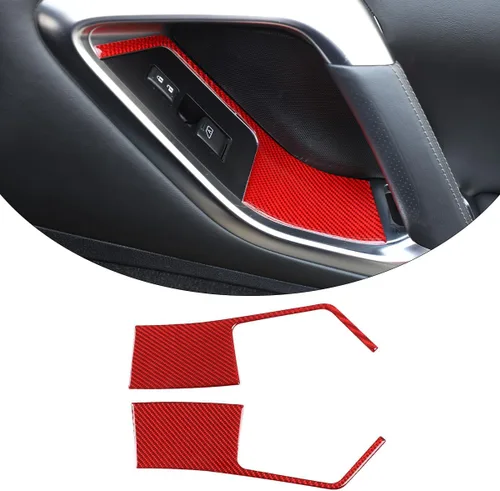 Miniatura 10 de Calcomanía de fibra de carbono para coche, botón de elevación, cubierta de panel para Nissan GTR R35 2008 a 2016 (fibra de carbono)