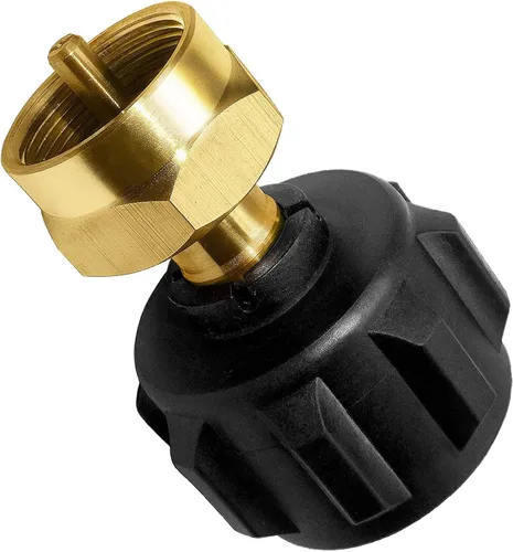 DOZYANT Adaptador de repuesto de propano, acoplador de tanque de cilindro de gas LP – Se adapta al tanque de propano QCC1 / tipo 1 y conector de