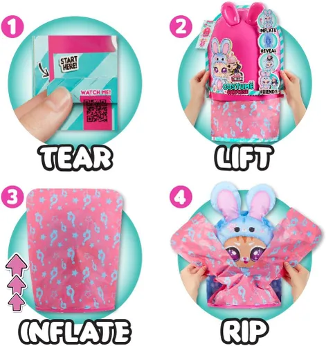 Miniatura 2 de LOL Surprise Disfraz de preadolescentes de moda Aya Cherry con conejo azul inflable para mascotas y múltiples sorpresas, incluyendo fabulosas modas