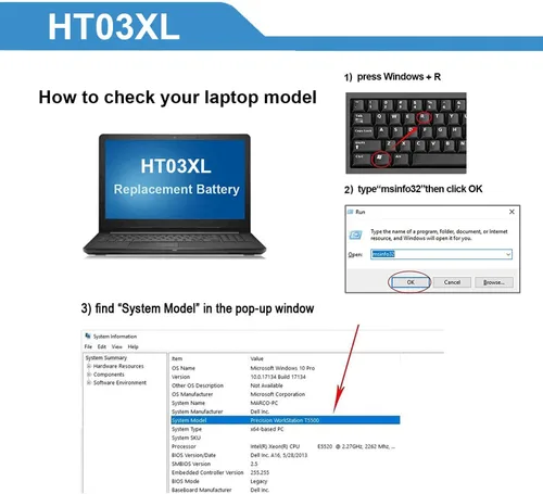 Miniatura 2 de HT03XL L11119-855 L11421-422 para HP Pavilion 15-DA0XXX 15-CS0073CL 15-CS0061CL 15-DA0012DX 15-DB0011DX 15-DA0014DX 14-CE0068ST 15-DB0 015DX