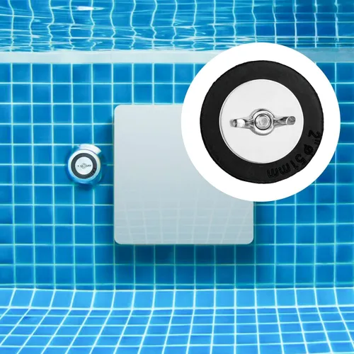 Miniatura 6 de 2 tapones de invierno para piscina de 1-1/2 pulgadas, expansión de invierno de PVC/tubos de acero con tornillo SS, pernos de acero inoxidable, goma