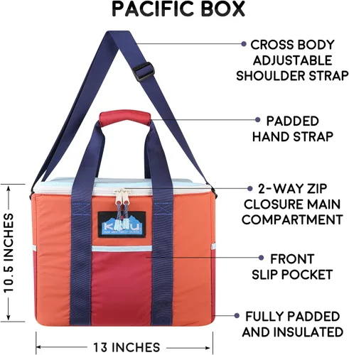 Miniatura 6 de KAVU Pacific Box - Bolsa enfriadora cruzada aislada a prueba de fugas