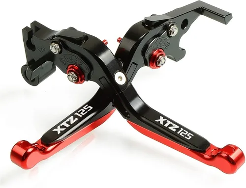 Miniatura 10 de Para Yamaha XTZ125 XTZ 125 2014 2015 2016 2017 2018 Palancas de motocicleta CNC Moto ajustable plegable extensible freno embrague palancas palanca