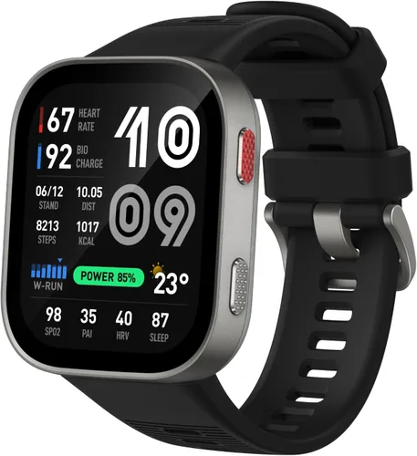 Miniatura 9 de Amazfit Bip 6 - Reloj inteligente de 46mm, batería de 14 días, pantalla AMOLED de 1.97 pulgadas, GPS y mapas gratuitos, AI, llamada y mensaje Negro