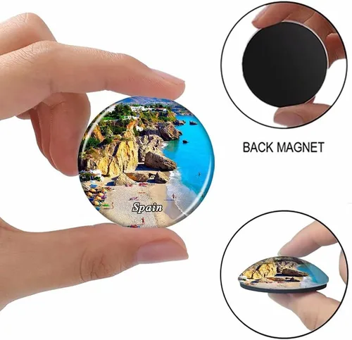 Miniatura 2 de España Balcón Europeo, Nerja Nevera Imán Decorativo Imán Turístico Ciudad Viaje Recuerdo Colección Regalo Fuerte Refrigerador Pegatina Bxt4cm5310