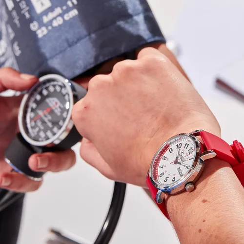 Miniatura 4 de Speidel Scrub Watch Pulsómetro 30 V2 Pulsómetro de sombra de pulso cuadrantes, enfermeras, médicos, profesionales médicos, estudiantes, hombres