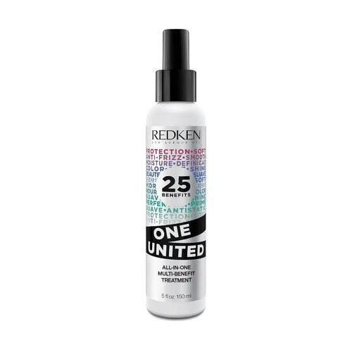 Miniatura 13 de Redken One United - Acondicionador sin enjuague todo en uno, tratamiento multibeneficio para todo tipo de cabello, protector térmico y desenredante