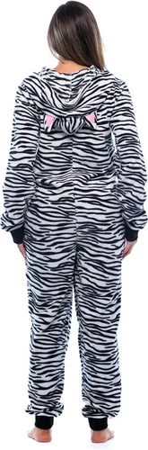 Miniatura 3 de Just Love - Pijama tipo enterizo para adultos con estampado de piel de animal