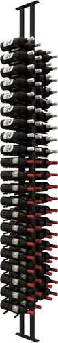 Miniatura 12 de Ultra Wine Racks - Estantería para Vinos de Montaje de Piso a Techo (1 Lado, Profundidad Simple, Negro, Capacidad para 21 Botellas de Vino)