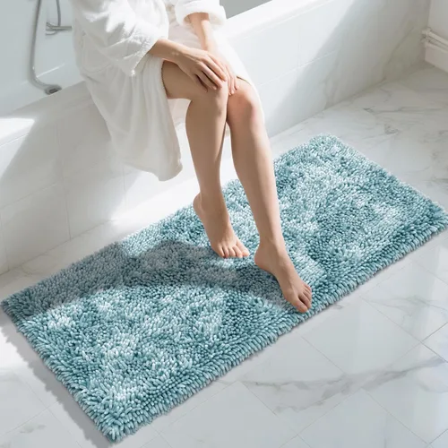 Miniatura 32 de Yimobra - Alfombra grande para baño antideslizante de 36x24 pulgadas, extra gruesa y suave, absorbente de felpilla, alfombras de baño lavables a