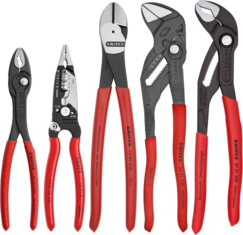 Miniatura 5 de Knipex - Juego de 5 alicates básicos en rollo de herramientas (9K0080150US)