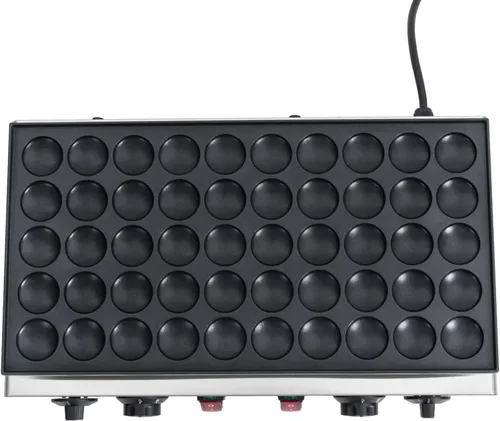 Miniatura 5 de 50pcs Mini máquina para hacer panqueques holandés comercial panqueques panqueques antiadherente Control de temperatura y tiempo 122-572℉ 1800W