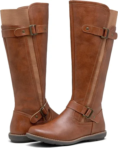 Miniatura 6 de Jeossy Botas hasta la rodilla 9656 para mujer, botas de equitación de moda con hebilla