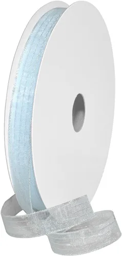 Miniatura 29 de Morex Ribbon Harmony Metallic, envoltura de regalos, decoración de boda, lazos, brillo brillante, 5/8" x 50 yardas, aguamarina