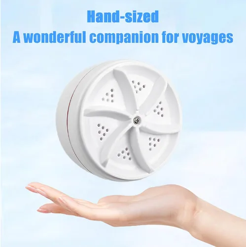 Miniatura 8 de Mini Lavadora USB Portátil Lavadora de Lavabo Ultrasónica Turbo para Ropa y Vajilla. Perfecta para Viajes, Negocios, Camping, Hogar, Universidad