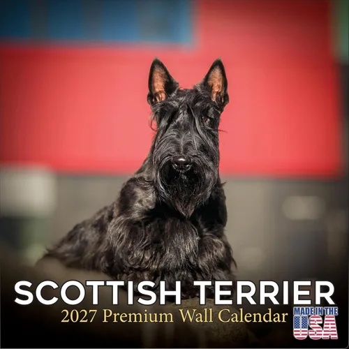 Miniatura 129 de Calendario amarillo 2025 2026 de Labrador Pups – Calendario mensual de pared de raza de perro – 12" x 24" abierto – Papel grueso anti-traspaso