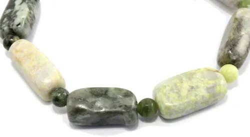 Miniatura 3 de Connemara - Pulsera de cuentas de mármol con mensaje y cuentas de piedra verde, regalo de cumpleaños