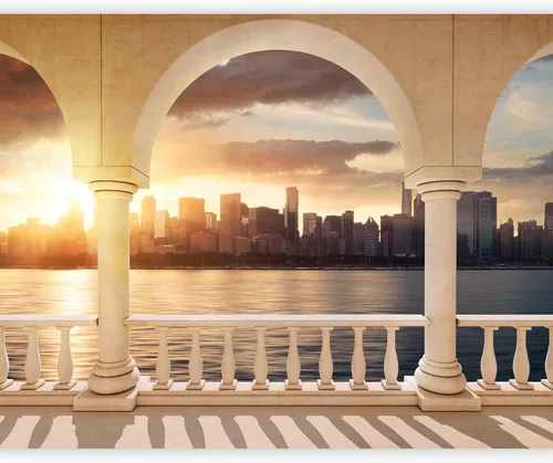 Miniatura 8 de artgeist Mural de pared Vista de ventana 118 x 91 pulgadas - Papel tapiz no tejido, decoración de pared de vellón, impresión fotográfica, imagen