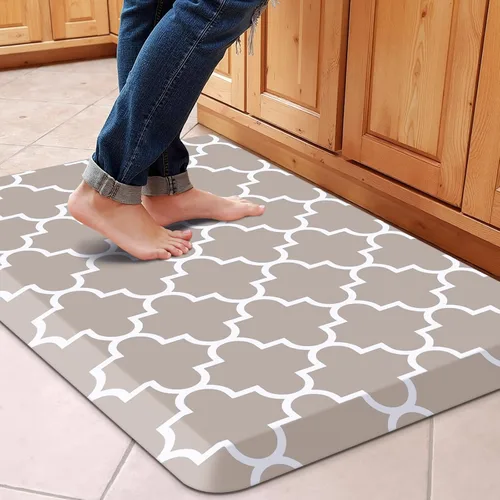 Miniatura 16 de WISELIFE - Tapete antifatiga para piso de 4/5 pulgadas, tapete de cocina antideslizante, impermeable, resistente, ergonómico, cómodo, duradero
