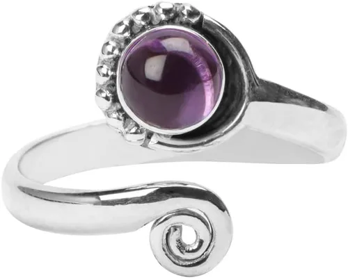 Miniatura 2 de Gemstone Stone Toe Ring 925 Sterling Silver Feet Body Jewellery Handame Toe Ring Gemstone Adjustable Toering For Girls Women Gift Jewellery