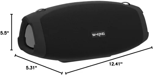 Miniatura 10 de W-KING Altavoz Bluetooth Potente, Altavoces Portátiles Bluetooth Inalámbricos de 120W Máximo, IPX6 Impermeable Altavoz Grande para Fiestas al Aire