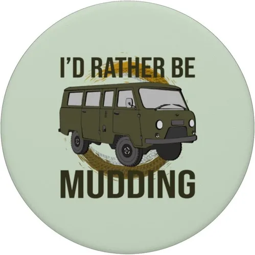 Miniatura 3 de Buchanka UAZ 452 Off-Road 4x4 Minivan Camping PopSockets intercambiables PopGrip