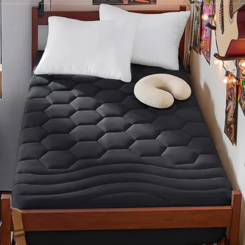 Miniatura 43 de Bedsure Protector de colchón beige individual XL – Cubrecolchón suave para dormitorio universitario, protector de cama individual extra largo