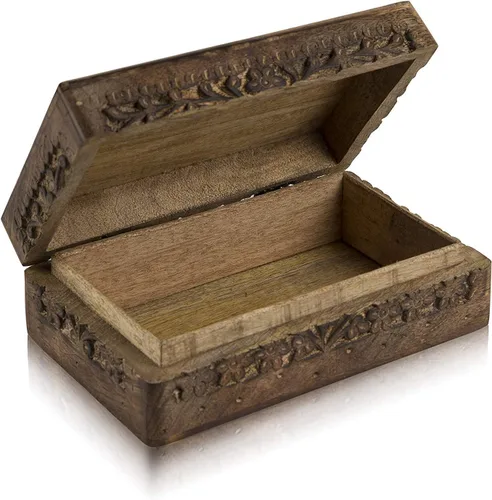 Miniatura 3 de Grandes ideas de regalo de cumpleaños, caja de joyería decorativa hecha a mano con árbol de la vida, caja del tesoro, organizador de joyas, caja
