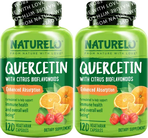 Miniatura 8 de NATURELO Complejo bioflavonoide cítrico de quercetina con absorción mejorada - 120 cápsulas vegetarianas