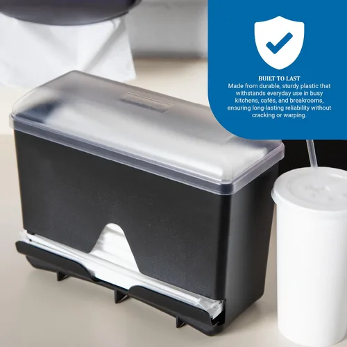 Miniatura 4 de San Jamar Dispensador de popotes junior a granel con capacidad para 250 popotes para restaurantes, comedores y comida rápida, plástico, 5 x 10.5 x