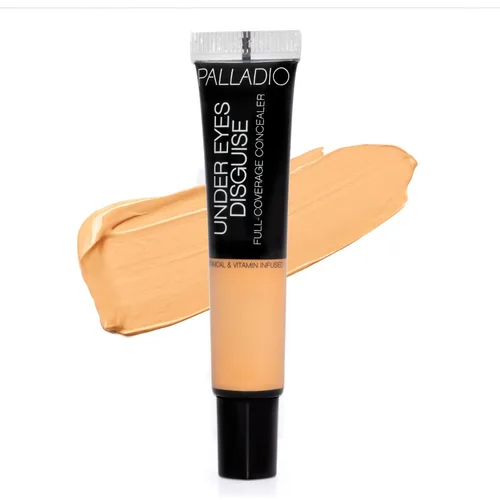 Miniatura 16 de Palladio Corrector de cobertura completa - Fórmula cremosa para rostro y debajo de los ojos, disfraza ojeras, manchas, líneas finas, unifica el tono