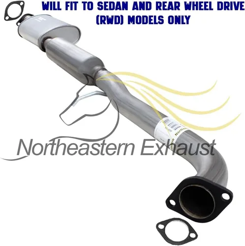 Miniatura 3 de Northeastern Exhaust Tubo resonador de acero inoxidable para Infiniti G35 Sedan R.W.D 3.5L 2003-2007
