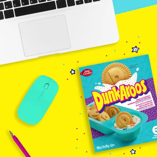 Miniatura 12 de DunkAroos - Galletas de chocolate y glaseado de chocolate doble, 6