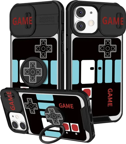 Miniatura 70 de Funermei Funda 2 en 1 para iPhone 13/iPhone 14 para mujeres, linda funda de teléfono con calavera para niñas, diseño de esqueleto gótico, divertido